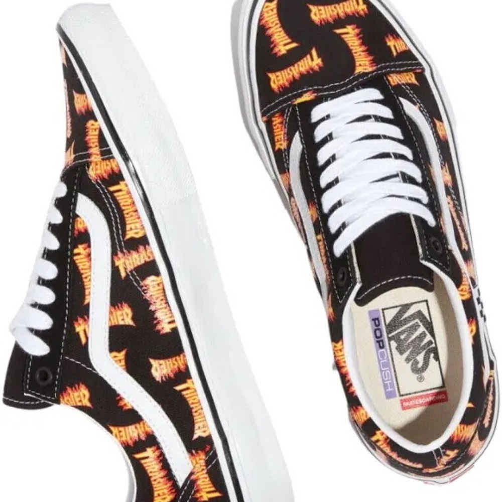 Vans Thrasher Flame Sneakers